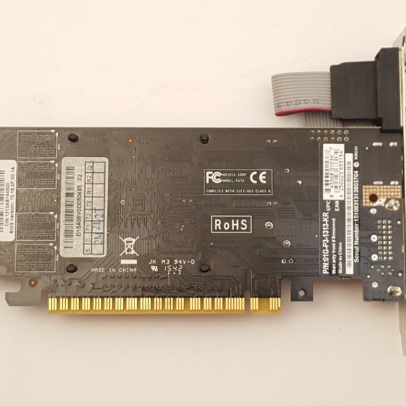 EVGA / NVIDIA GeForce 210 1G DDR3 PCI-E Video Card | P/N 01G-P3-1311-KR - Picture 4 of 9